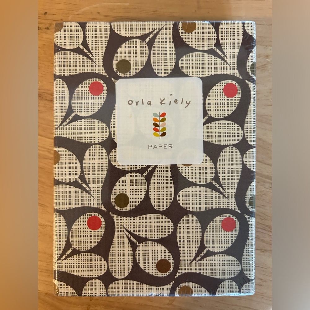 Oral Kiely Box Set 12 Blank Notecards & Printed Envelopes Stem Leaf Print